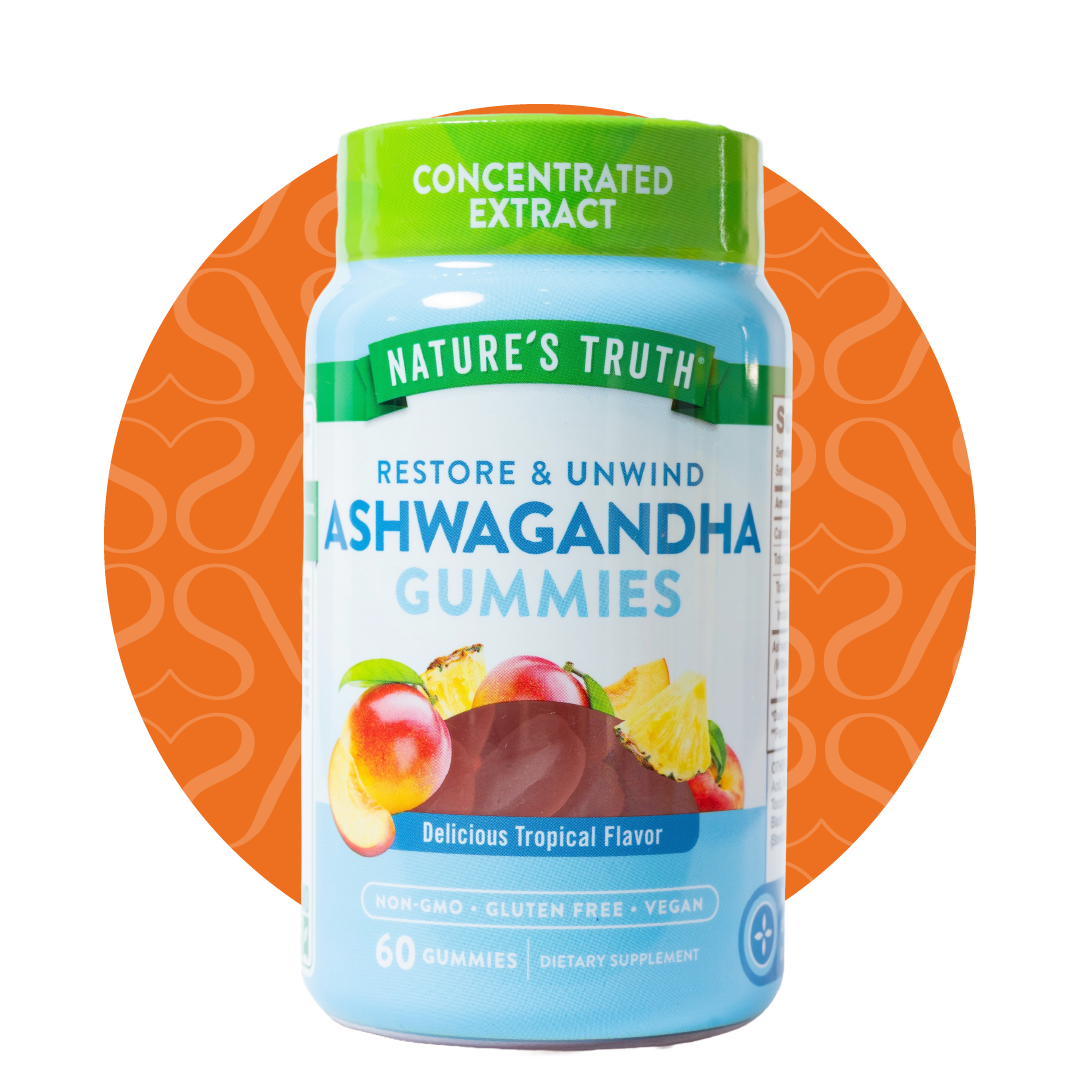 Ashwagandha Concentrated Extract 60 Gummies - Nature’s Truth.