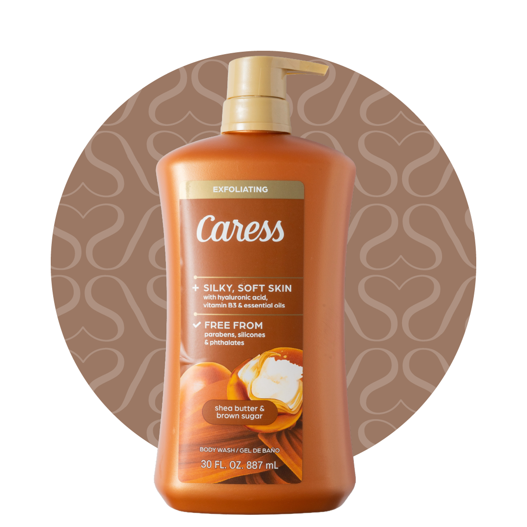 Caress Body Wash Shea Butter & Brown Sugar – Exfoliating (887 ml)
