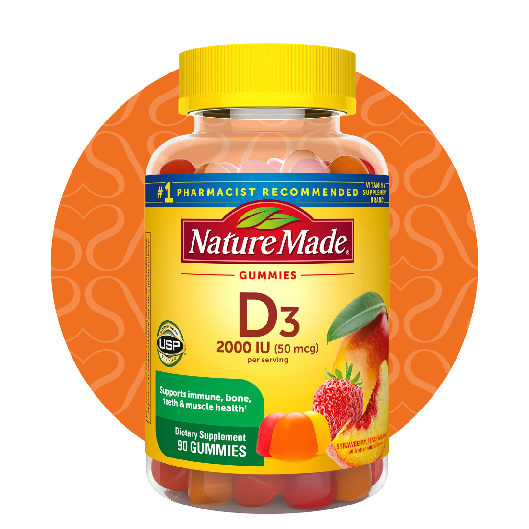 Vitamina D3 50 mcg 90 Gummies - Nature Made