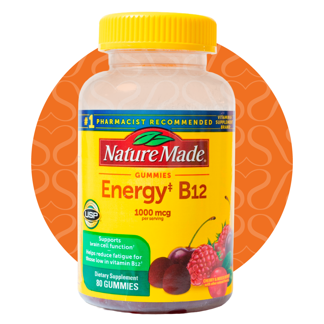 Vitamin B12 Energy 1000 mcg  80 Gummies - Nature Made