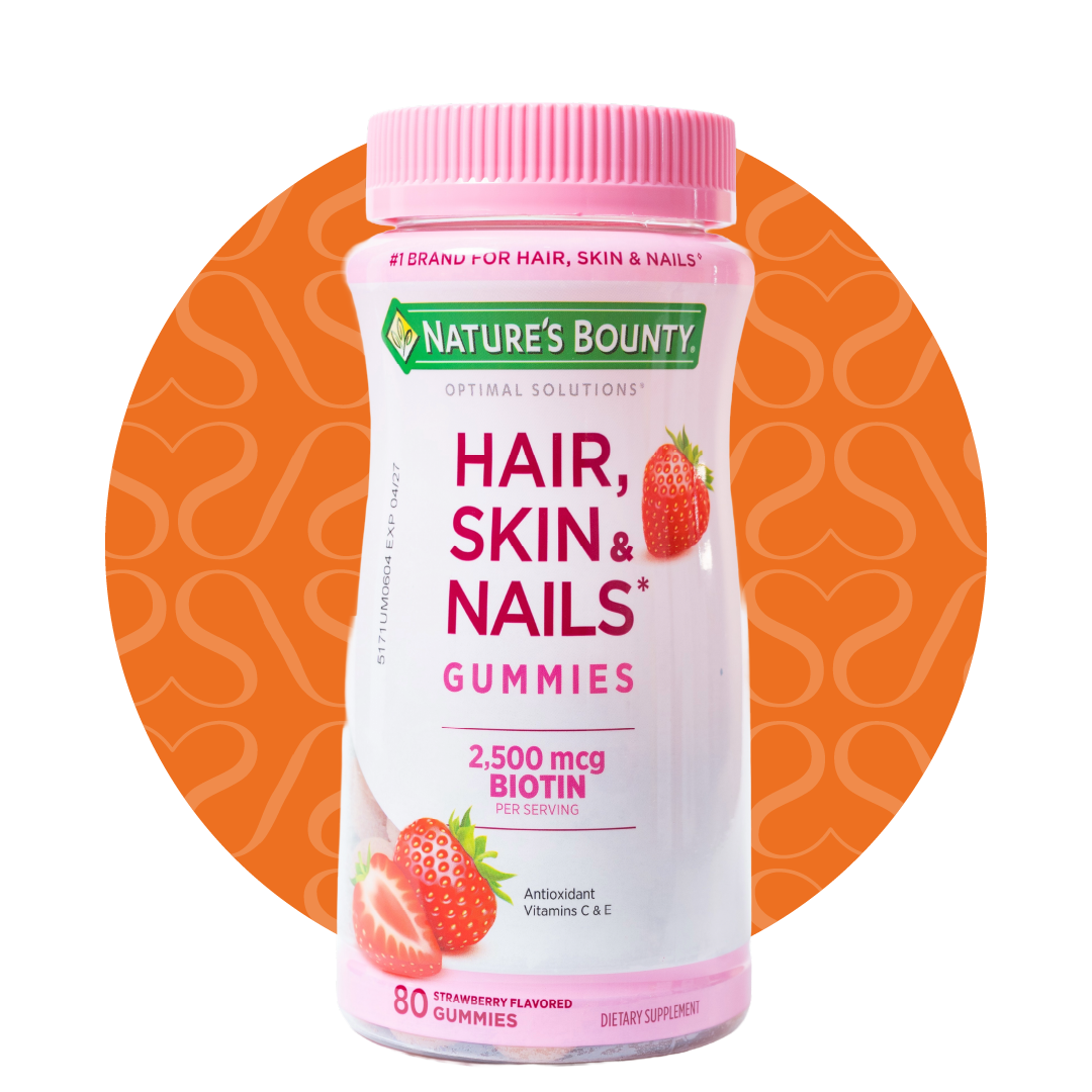 Hair, Skin & Nails Gummies with Biotin 2500 mcg - Nature’s Bounty