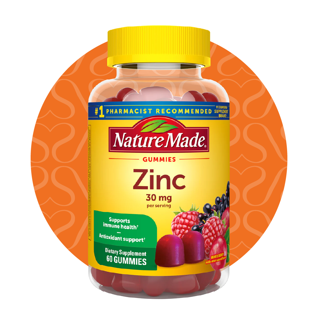 Zinc 30 mg 60 Gummies – Nature Made
